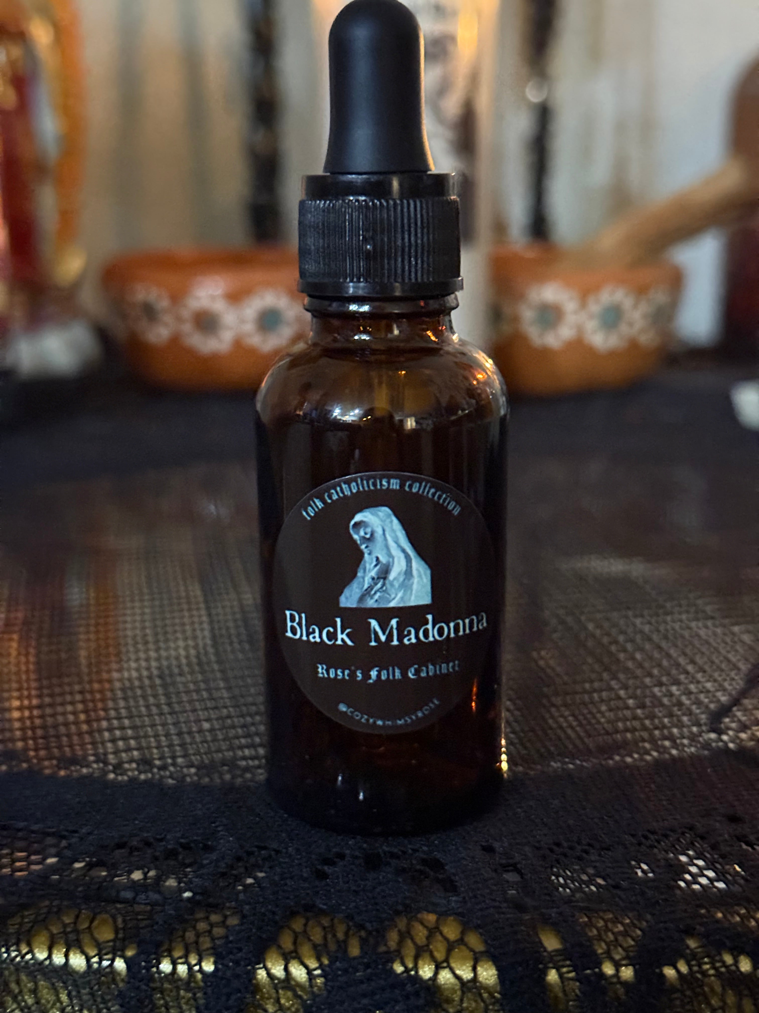 Black Madonna Saint Oil