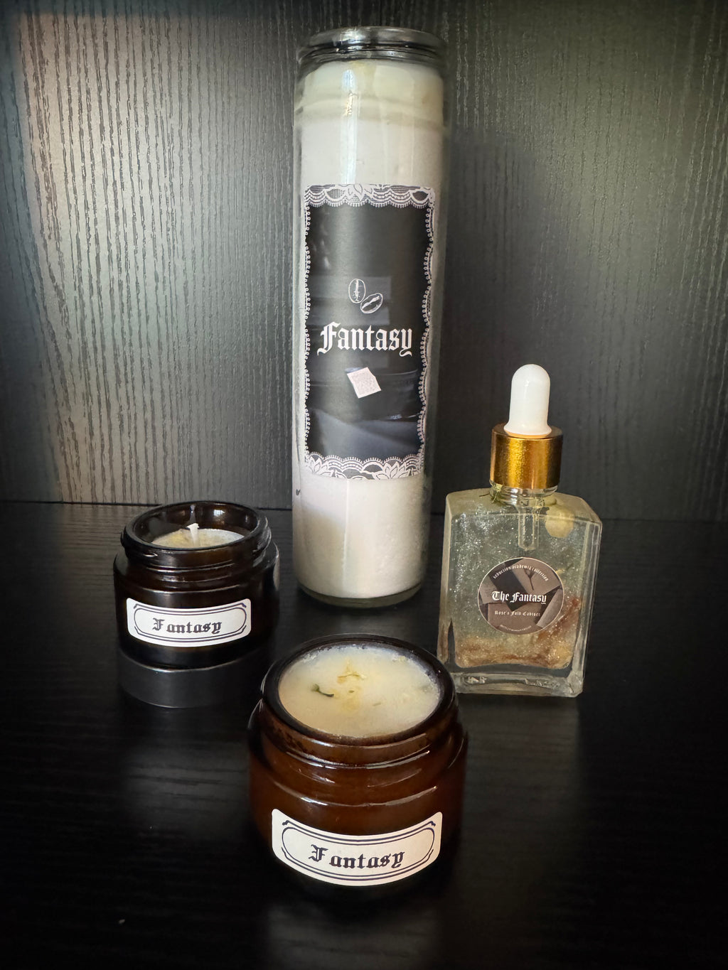 Fantasy Spelled Candle