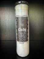 Lucky Spelled Candle